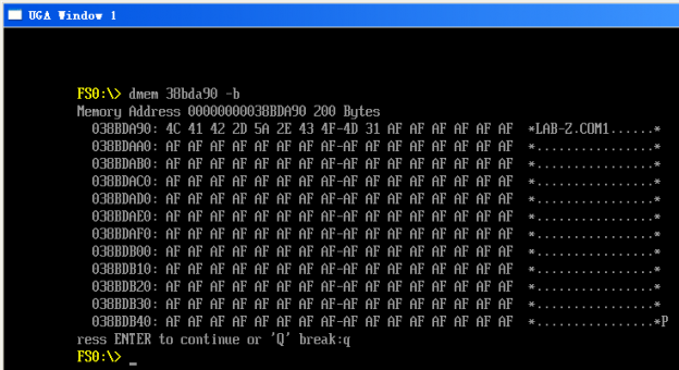 Step to UEFI (40) —– 从Shell下向Windows传值 – WWW.LAB-Z.COM