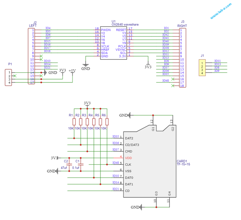 Esp32 s3 ov2640 usb www lab z com